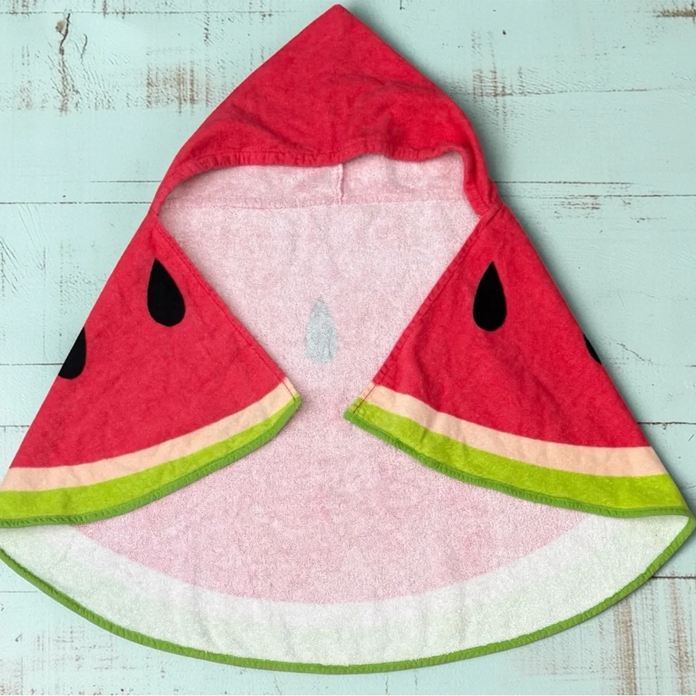 Toddler Watermelon Hooded Towel - Picture 3 of 3